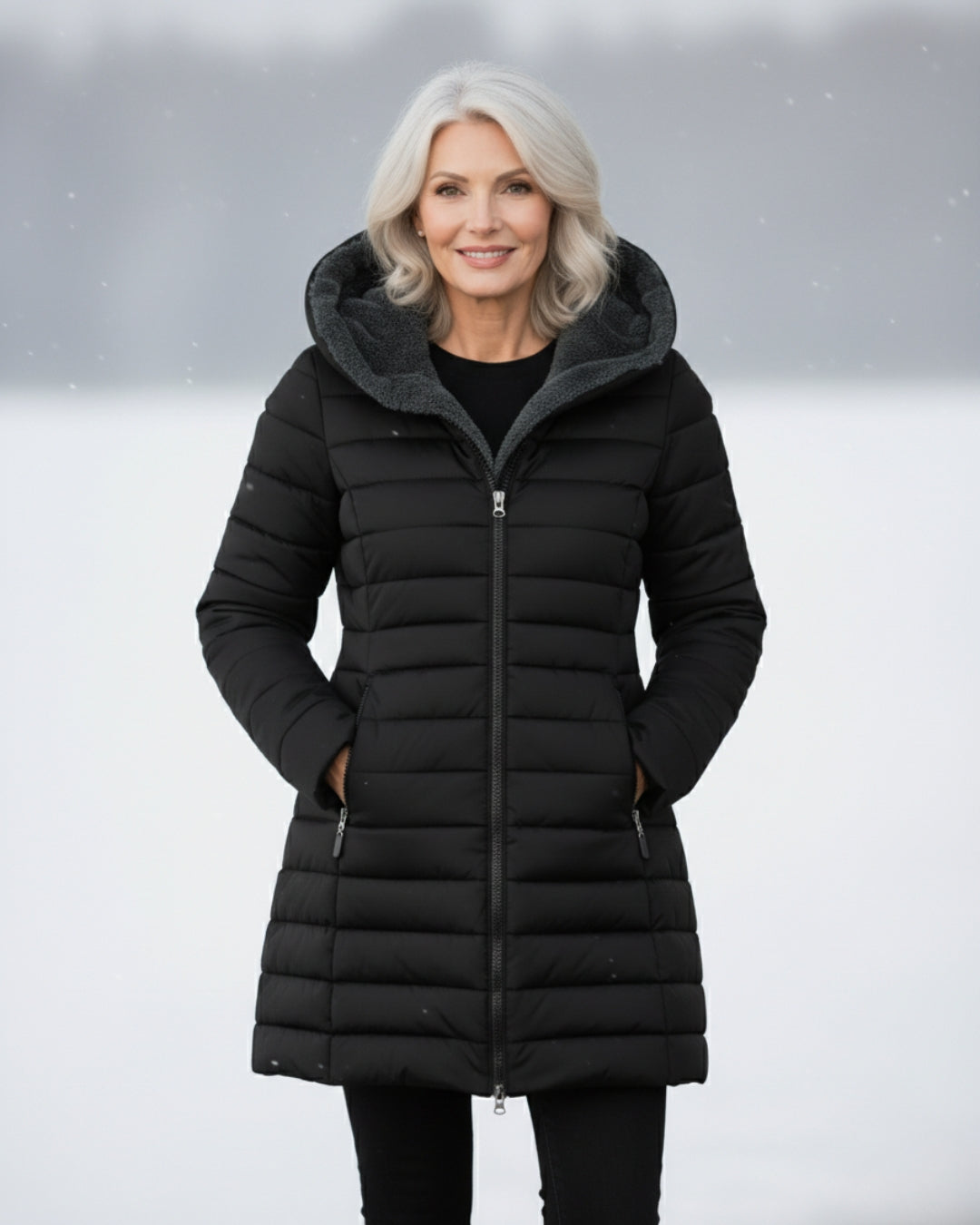 Grace | Fleece-Lined Puffer Jacket - ginlerie 4