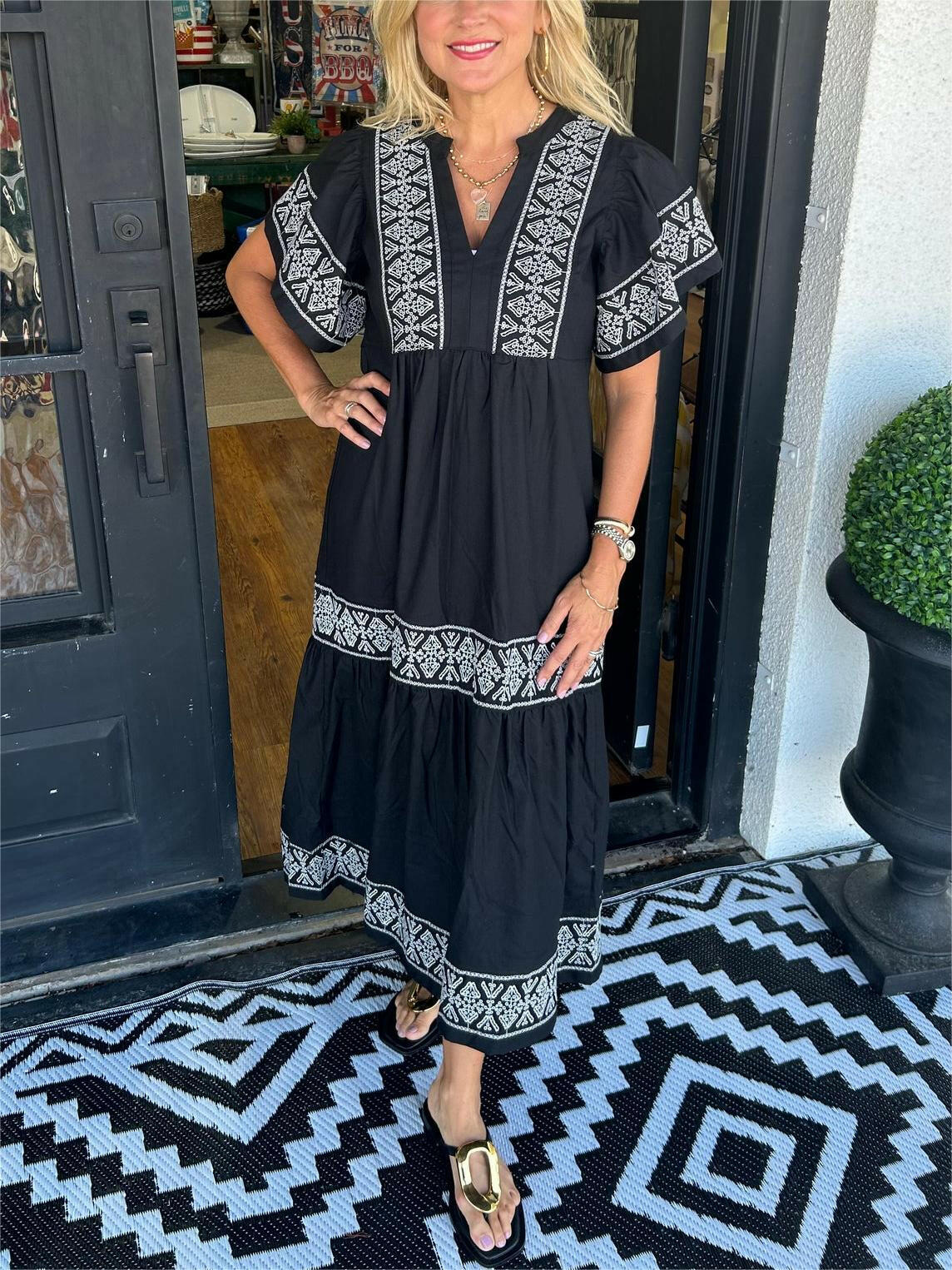 Hanna | Elegant Boho Dress - ginlerie 0