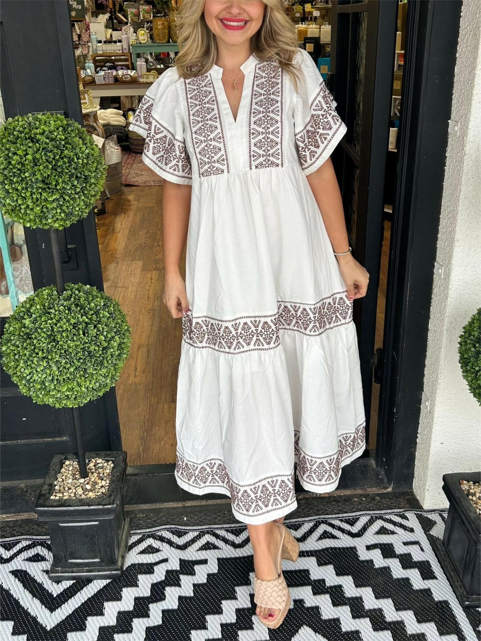 Hanna | Elegant Boho Dress - ginlerie 1