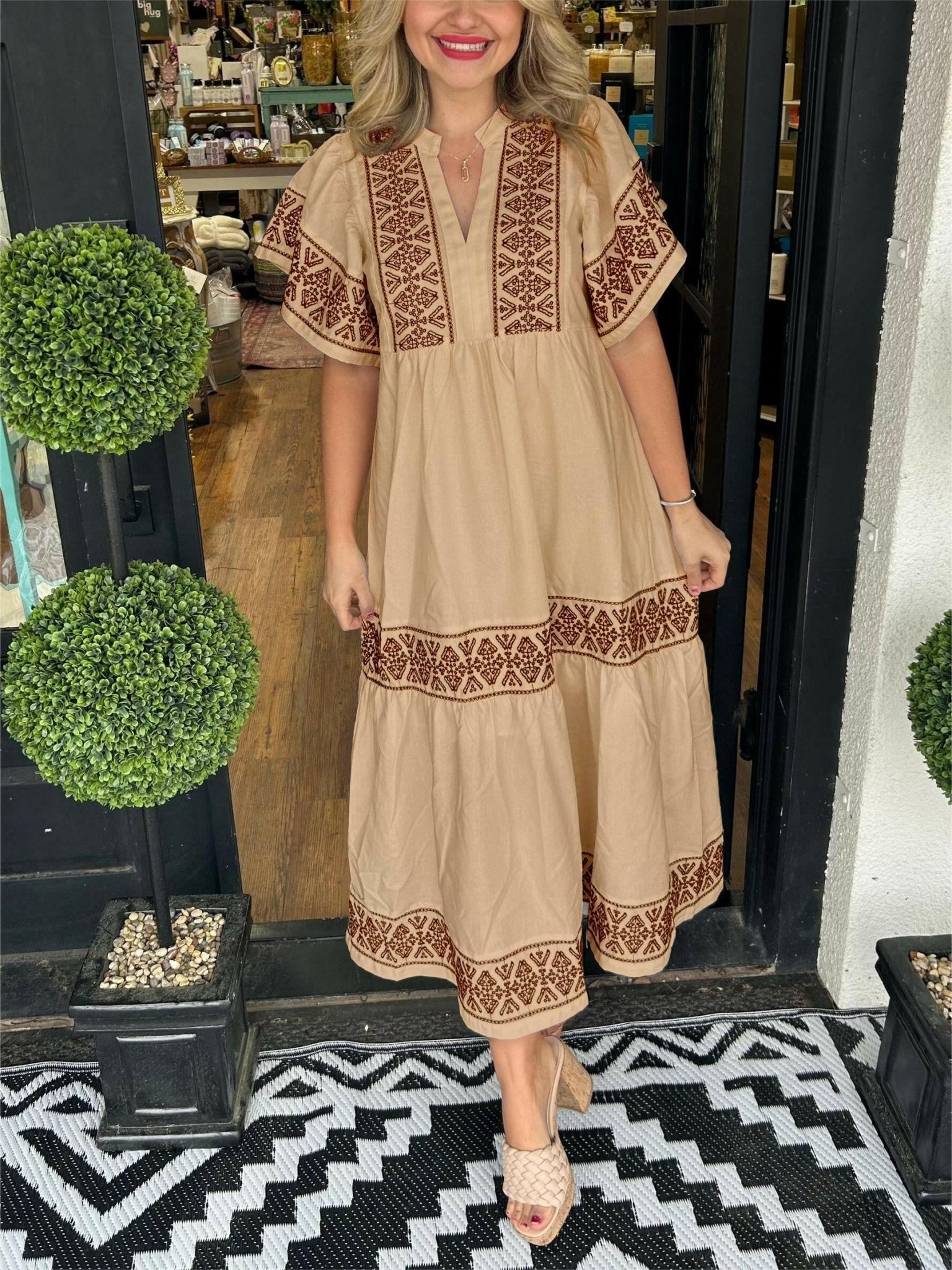 Hanna | Elegant Boho Dress - ginlerie 4