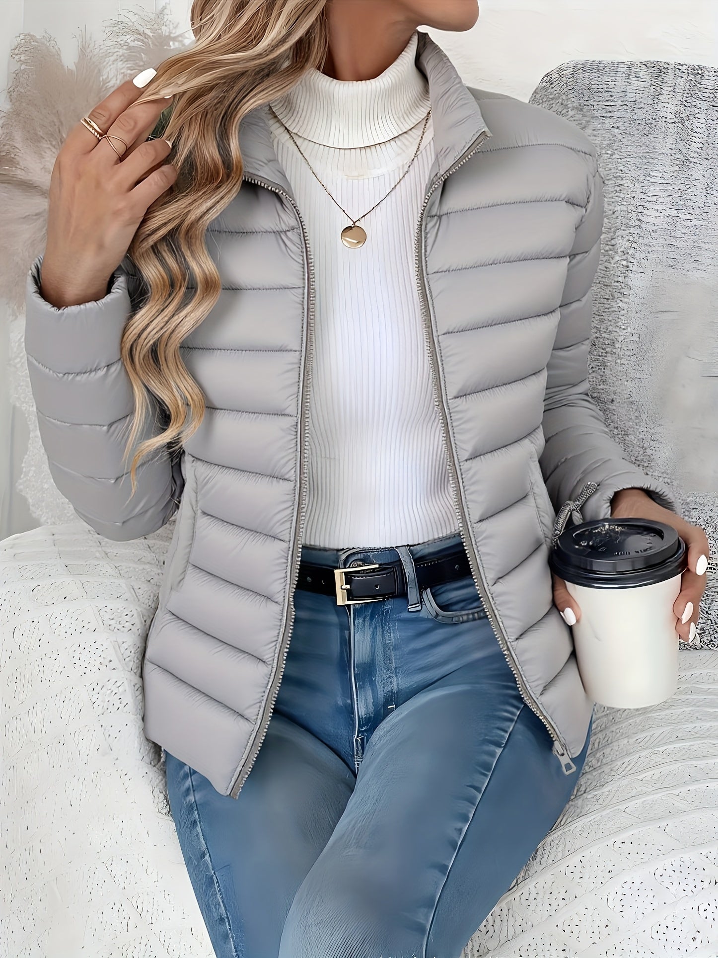 Harriet | Lightweight Puffer Jacket - ginlerie 7