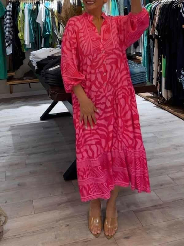Irene | Vibrant Printed Summer Dress - ginlerie 4