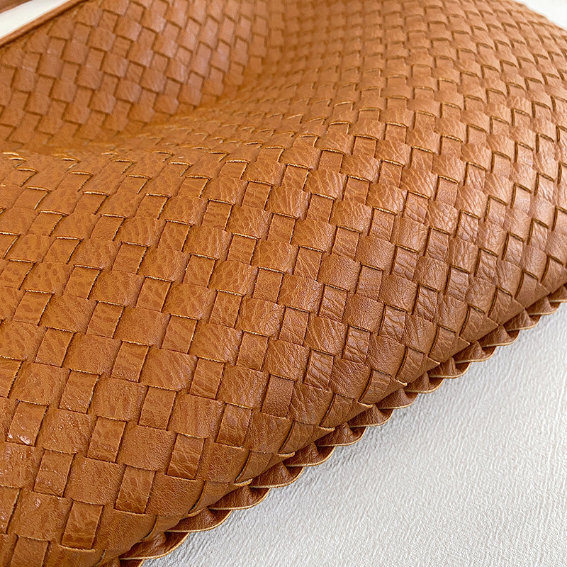 Isabella | Woven Eco-Leather Shoulder Bag - ginlerie 5