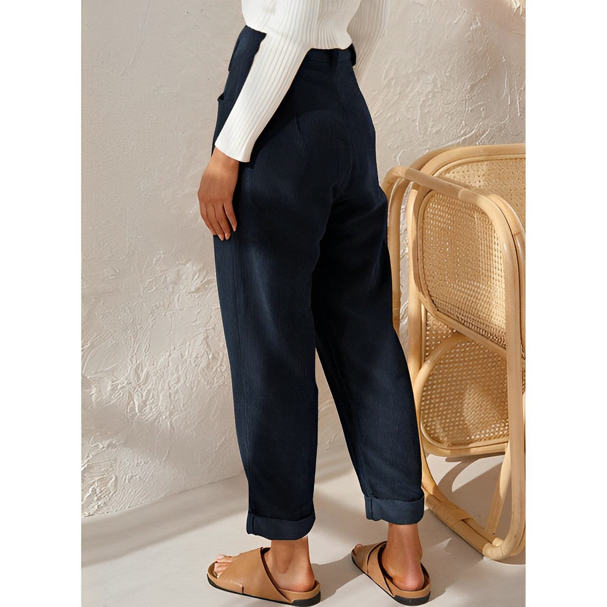 Isla | Chic Striped Trousers - ginlerie 8