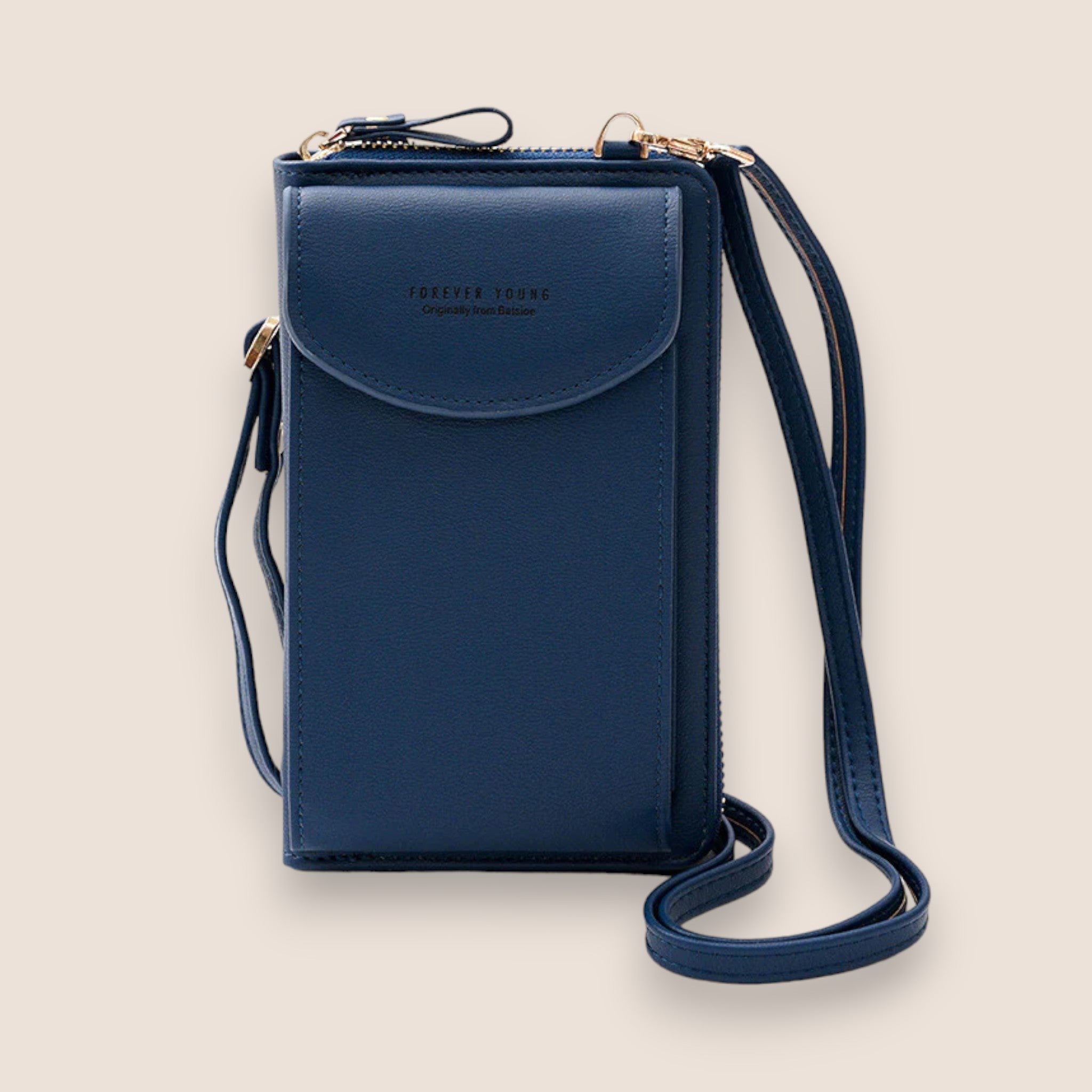 Isla | Elegant Black Leather Clutch Bag - ginlerie 4