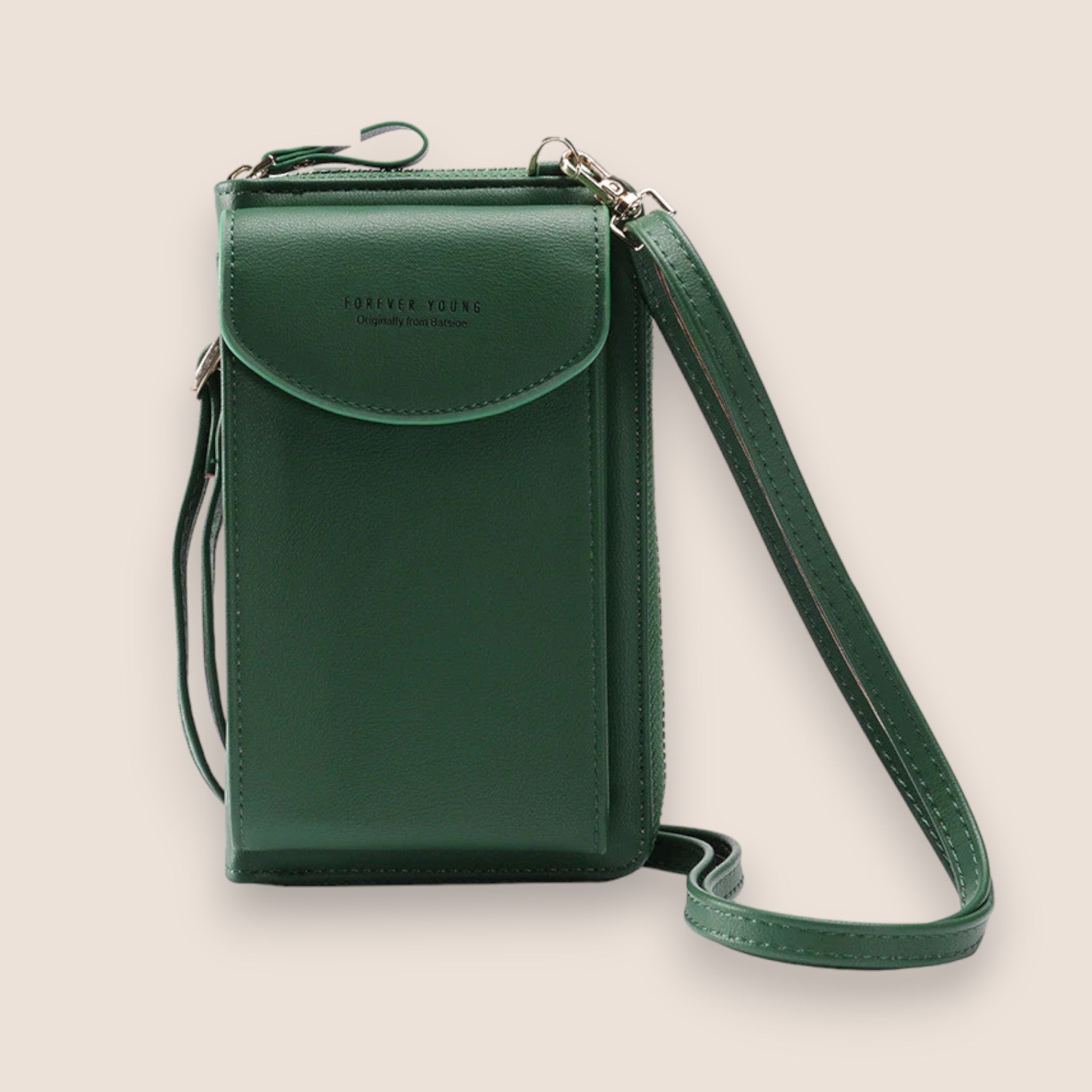Isla | Elegant Black Leather Clutch Bag - ginlerie 5