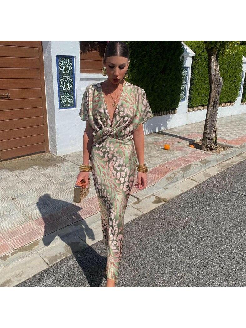 Isla | Elegant Long Sleeve Maxi Dress - ginlerie 0
