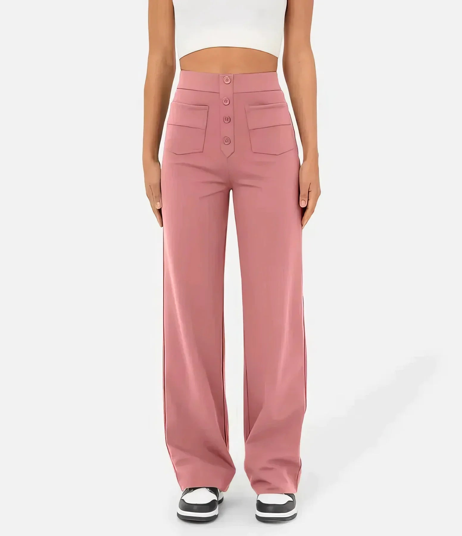 Isla | High-Waisted Trousers - ginlerie 4
