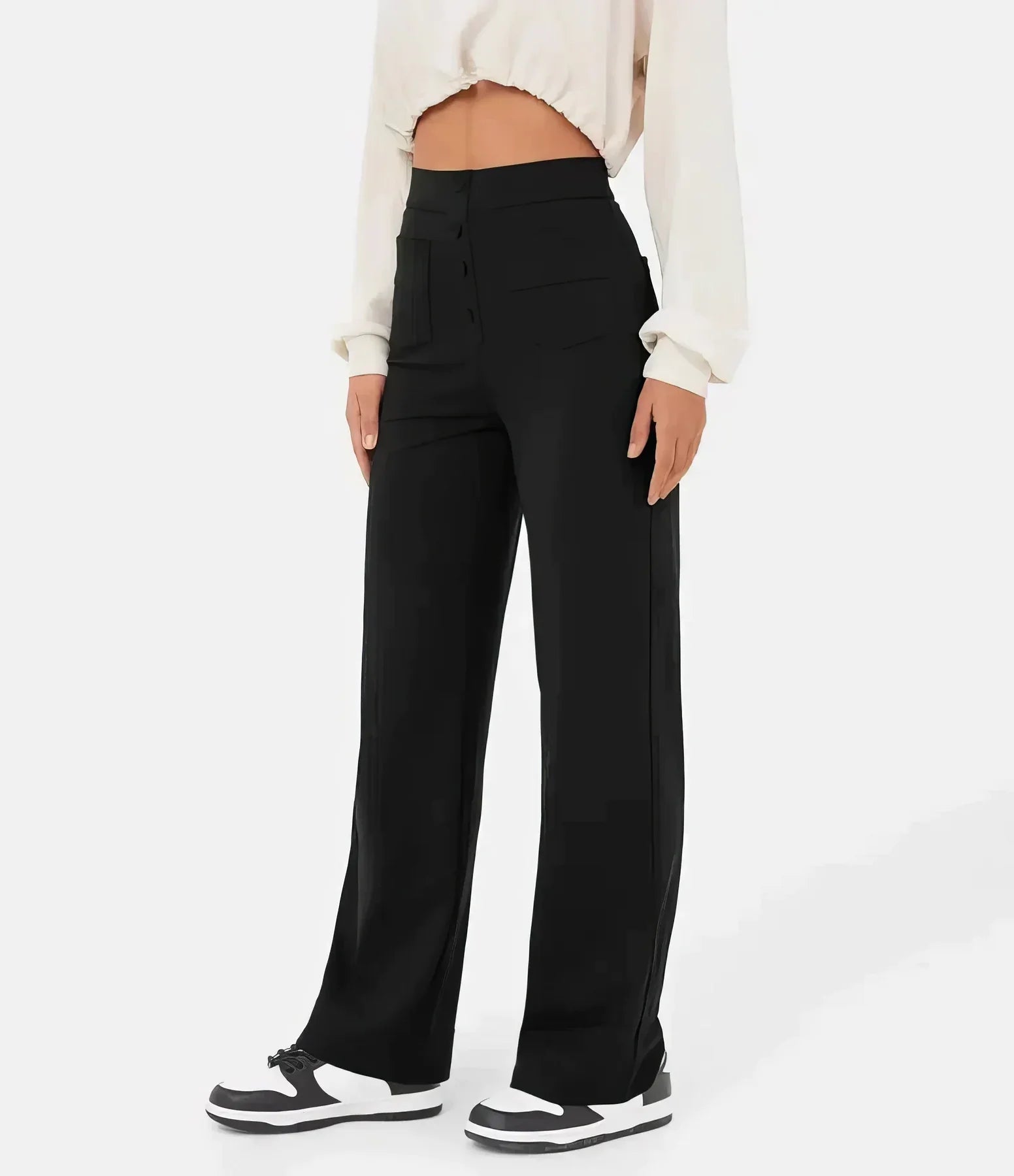 Isla | High-Waisted Trousers - ginlerie 7