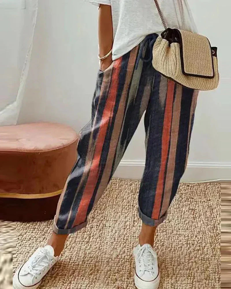 Isla | Lightweight Breathable Linen Trousers - ginlerie 0