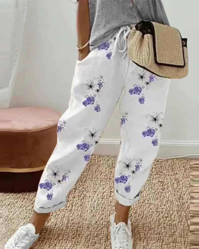 Isla | Lightweight Breathable Linen Trousers - ginlerie 2