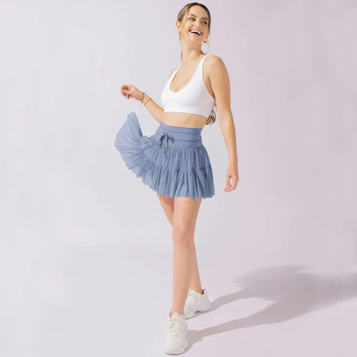 Isla | Pleated Mini Skirt - ginlerie 6