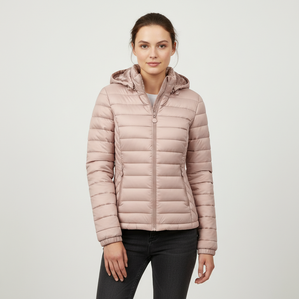 Isla | Quilted Hooded Puffer Jacket - ginlerie 1