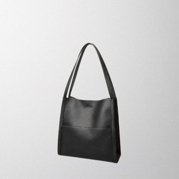 Isla | Structured Leather Shoulder Bag - ginlerie 3