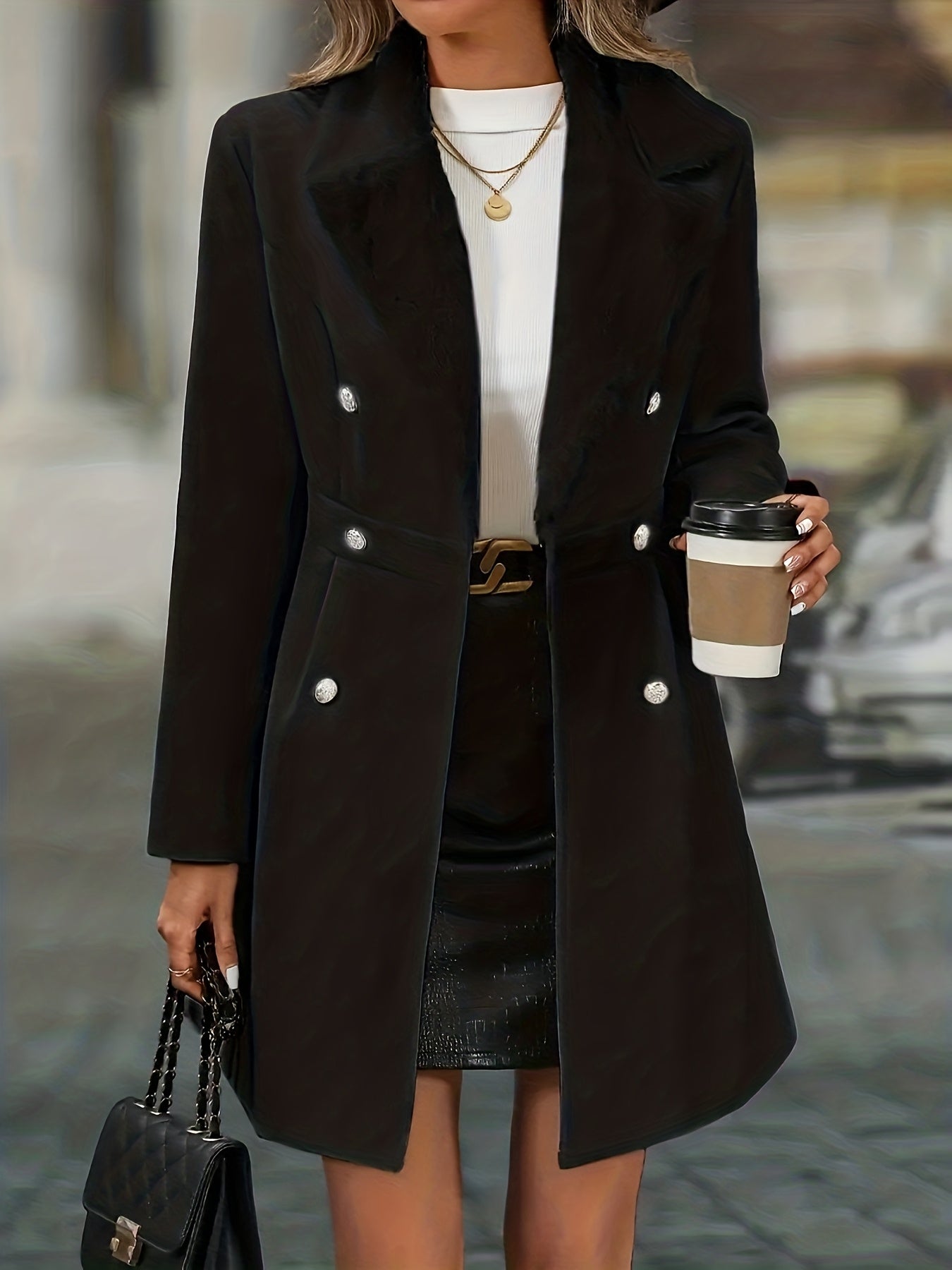 Isla | Tailored A-Line Coat - ginlerie 2