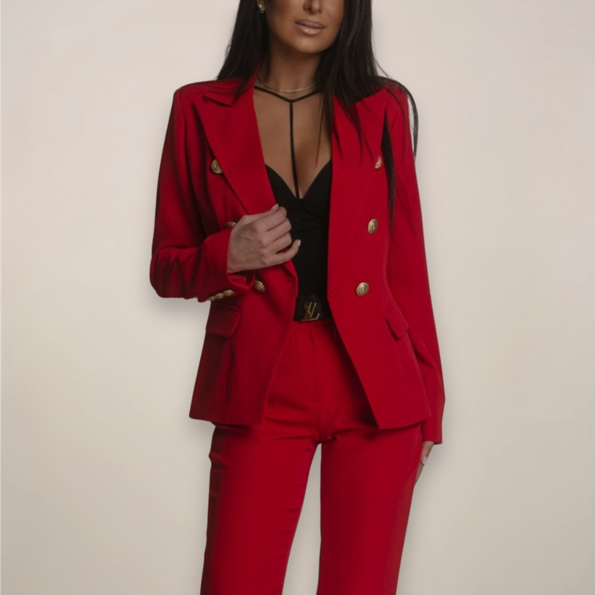 Isla | Tailored Pant Suit for Women - ginlerie 8