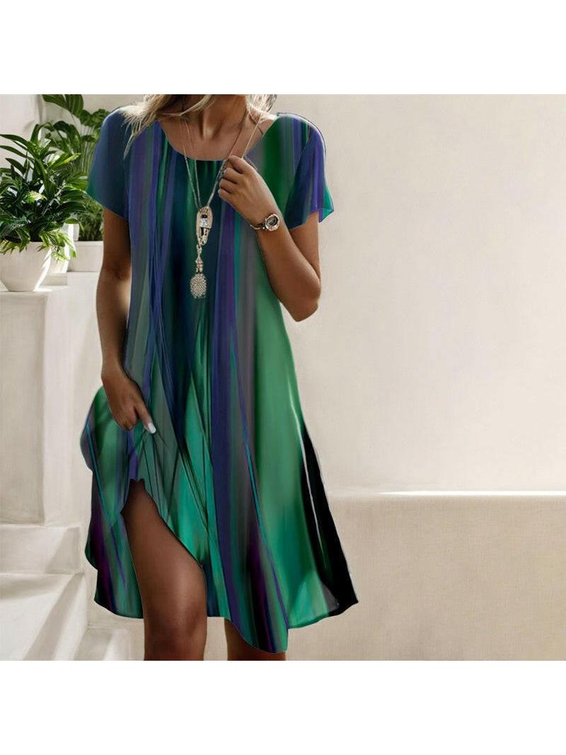 Jamie | Gradient Midi Dress - ginlerie 0