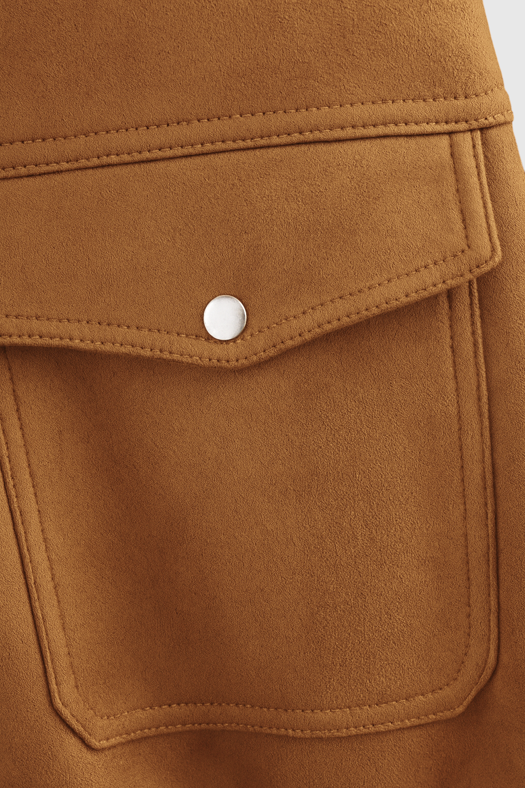 Kira | Brown Suede Bomber Jacket - ginlerie 6