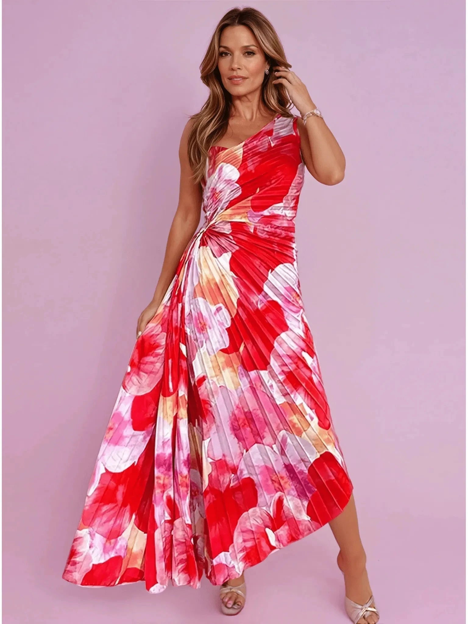 Kira | Pleated Summer Dress - ginlerie 1