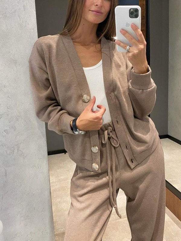 Kira | Two Piece Cardigan Set - ginlerie 2