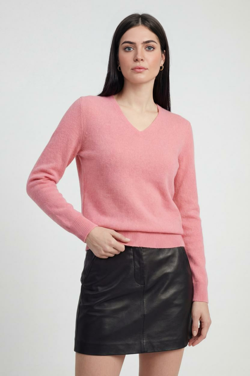 Lena | V-Neck Sweater - ginlerie 1