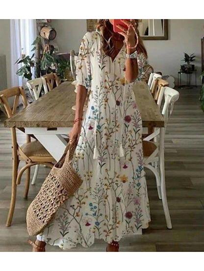 Luna | Bohemian Summer Dress - ginlerie 6