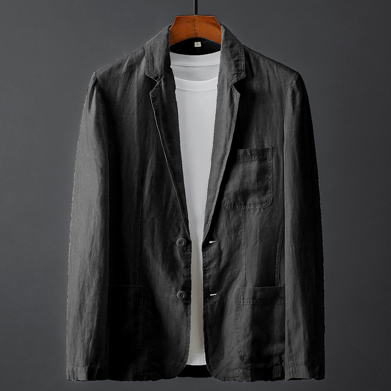 Luna | Casual Linen Blazer - ginlerie 2