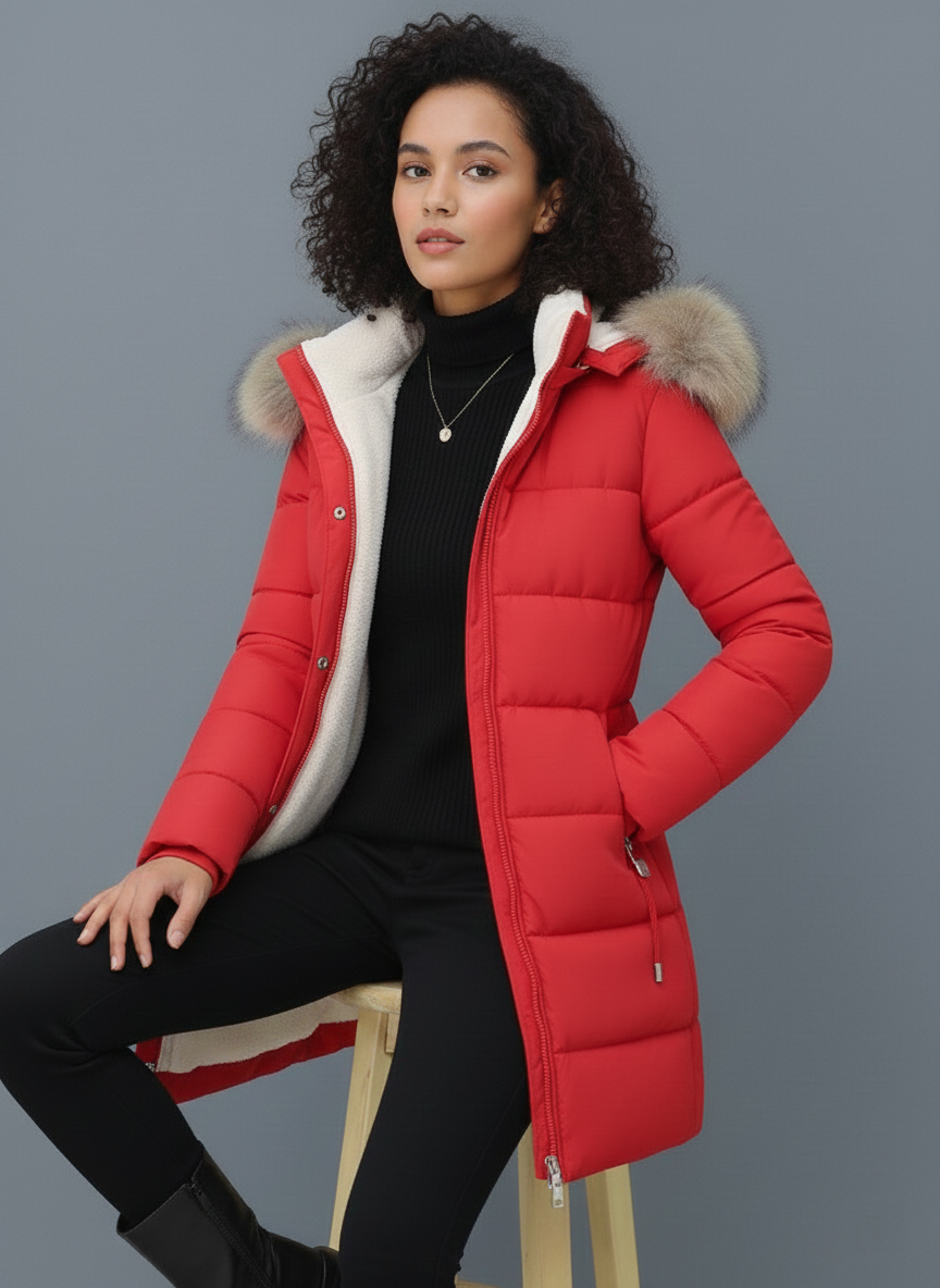 Luna | Cozy Longline Puffer Coat - ginlerie 3