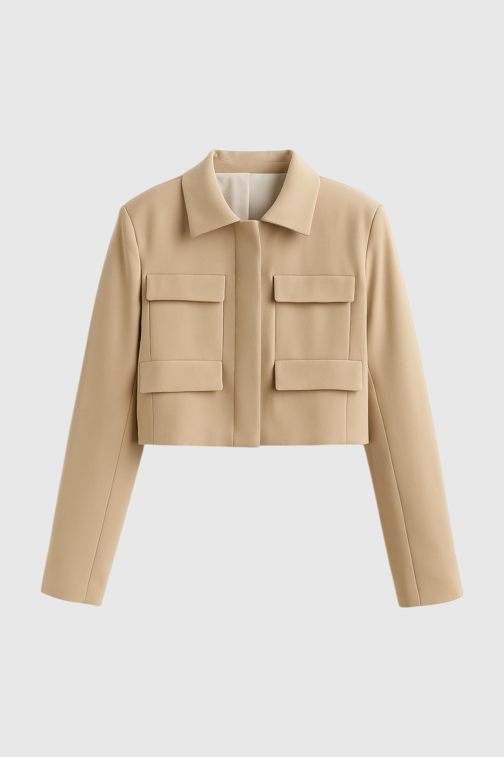 Luna | Cropped Button Jacket - ginlerie 0