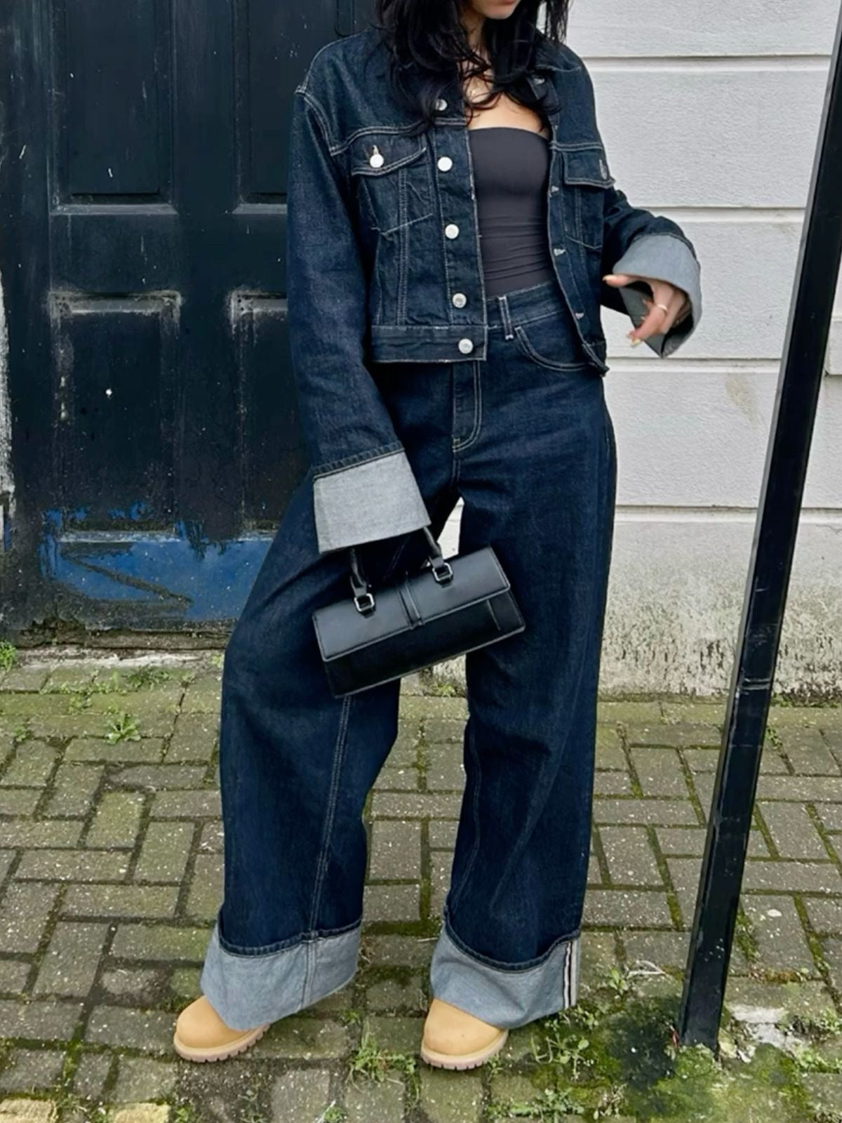 Luna | Cropped Jacket Pants Set - ginlerie 6