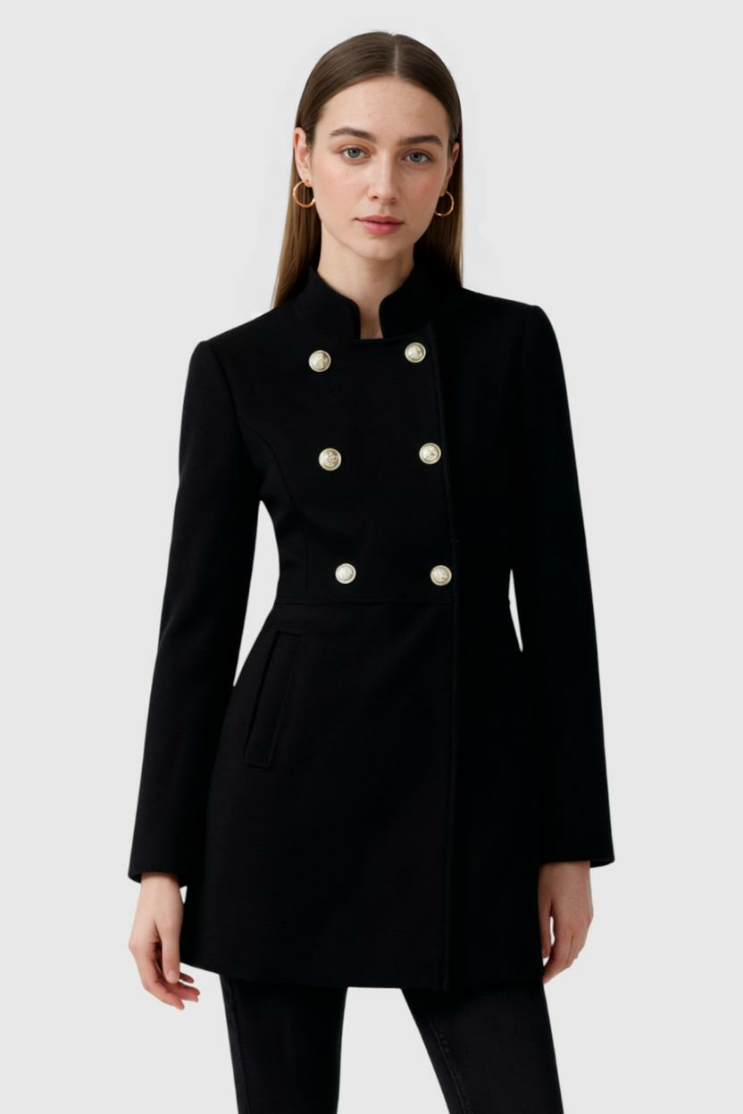 Luna | Double-Breasted Winter Coat - ginlerie 1