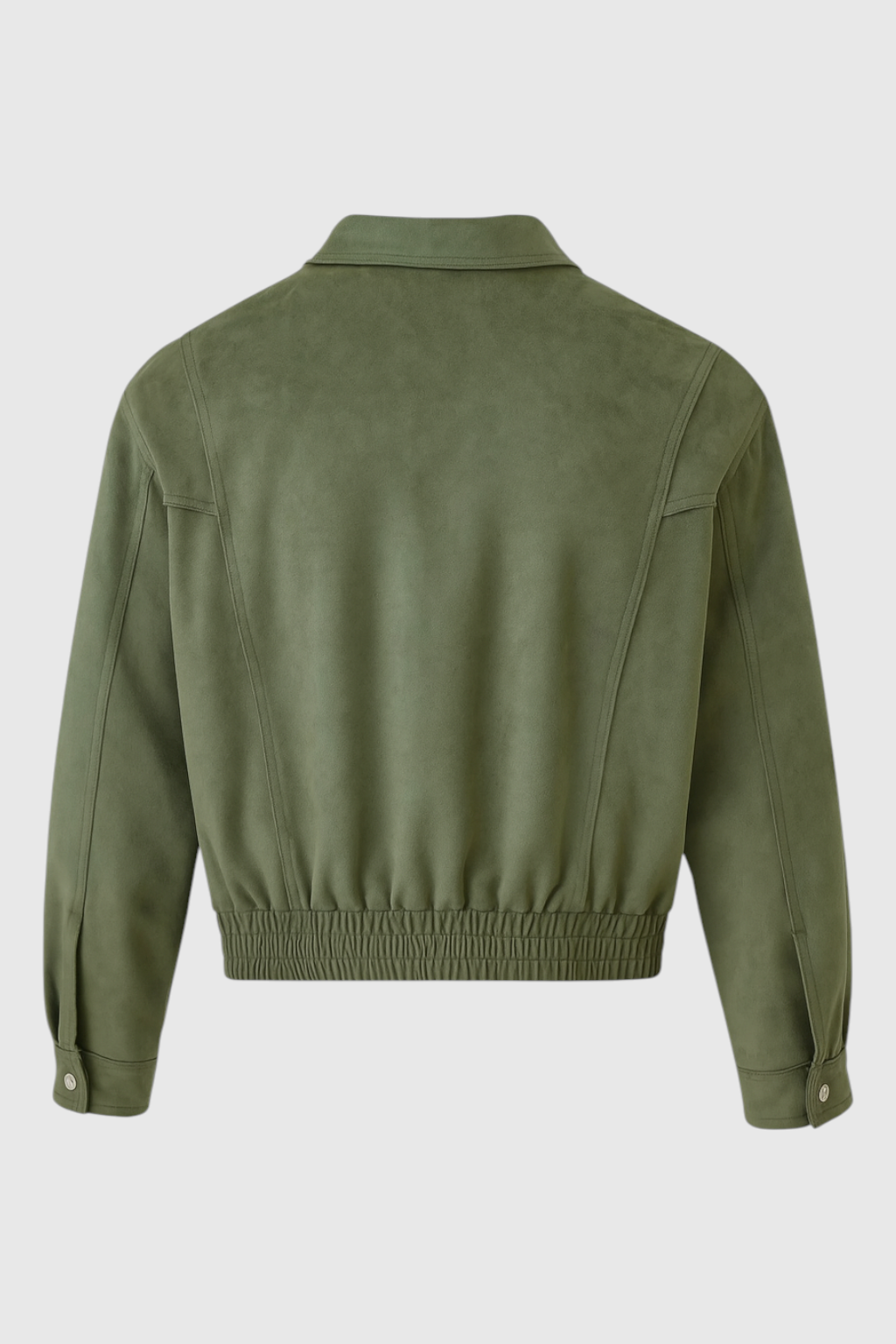 Luna | Elegant Green Bomber Jacket - ginlerie 3