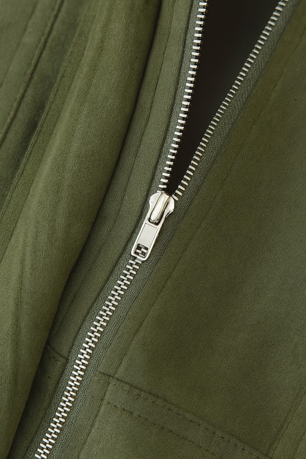 Luna | Elegant Green Bomber Jacket - ginlerie 5