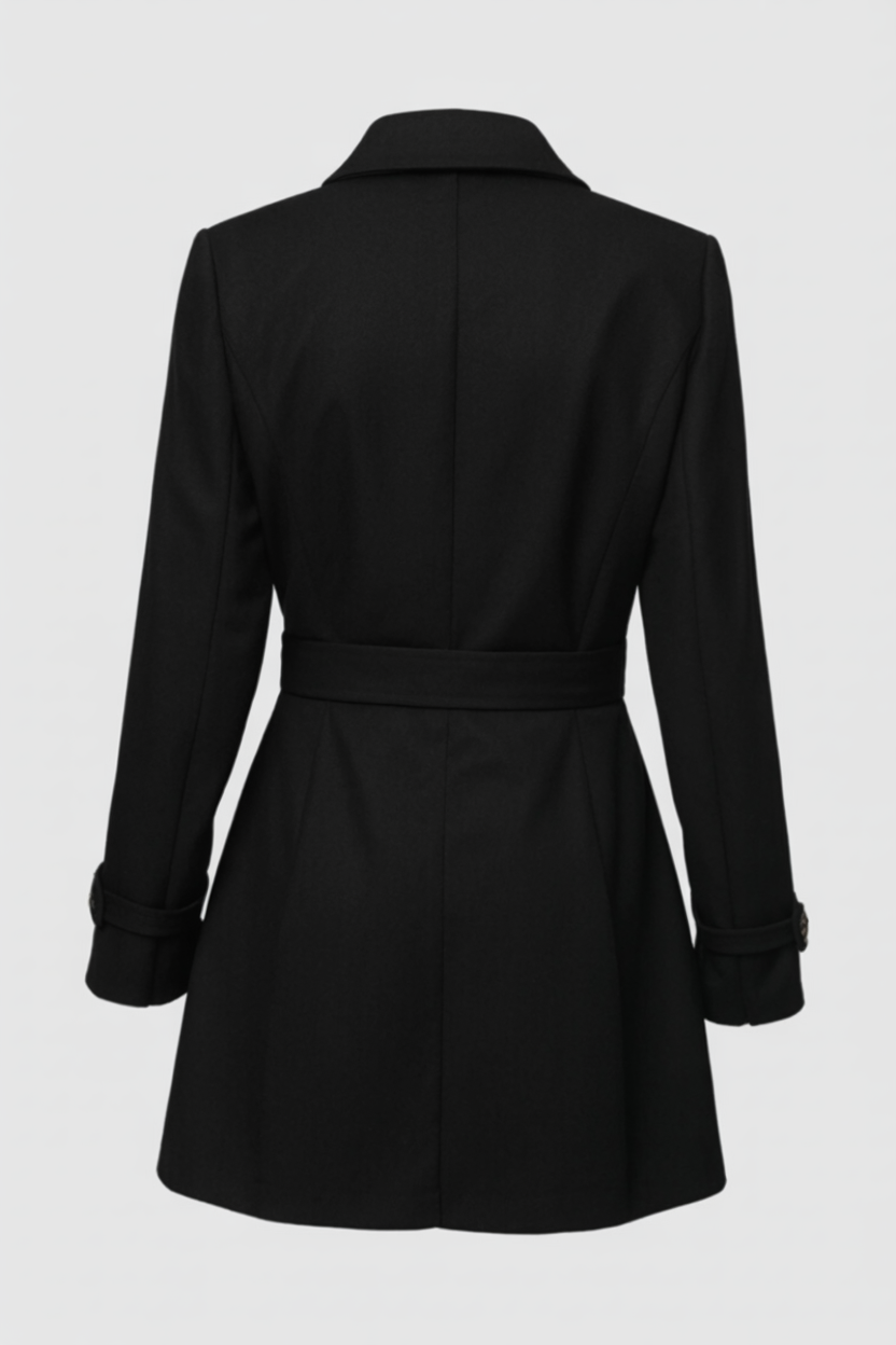 Luna | Elegant Mid-Length Winter Coat - ginlerie 3