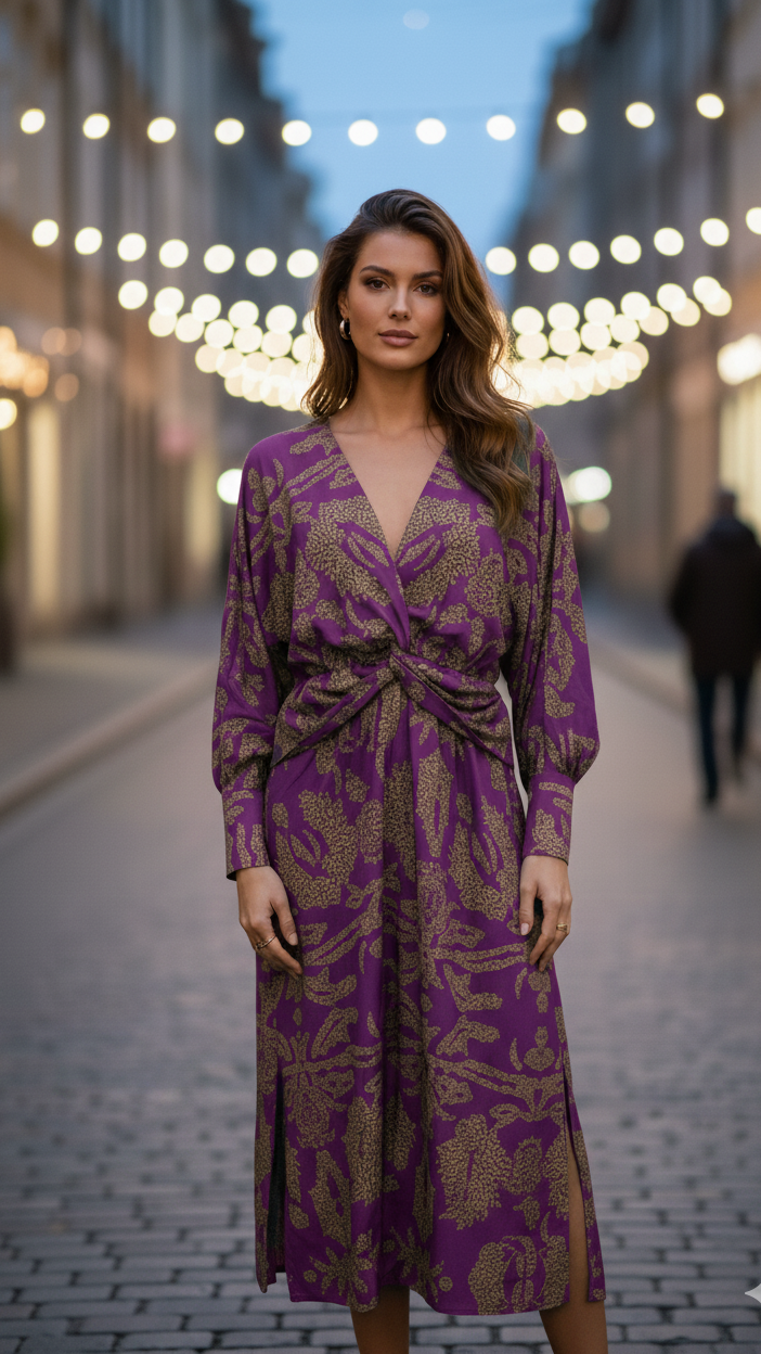 Luna | Elegant Wedding Guest Dress - ginlerie 5