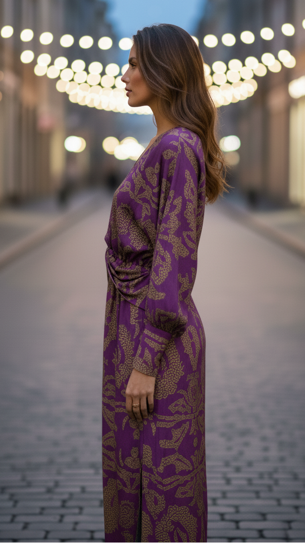 Luna | Elegant Wedding Guest Dress - ginlerie 6