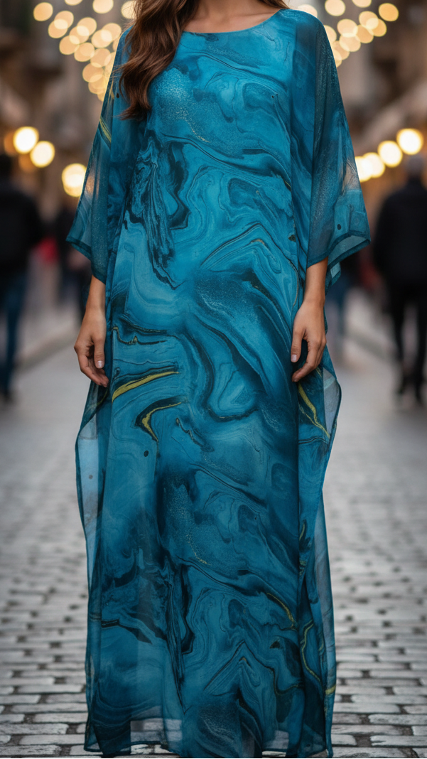 Luna | Ethereal Maxi Dress - ginlerie 1