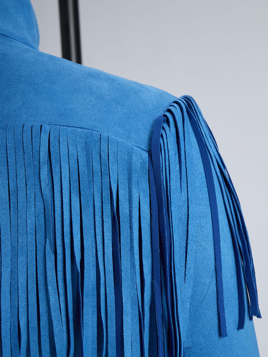 Luna | Faux Suede Mini Dress - ginlerie 7