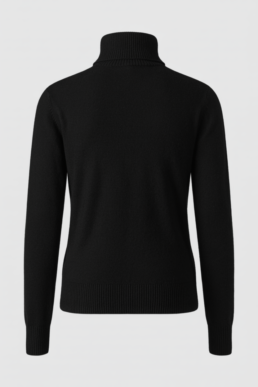 Luna | Fleece Lined Turtleneck Sweater - ginlerie 4