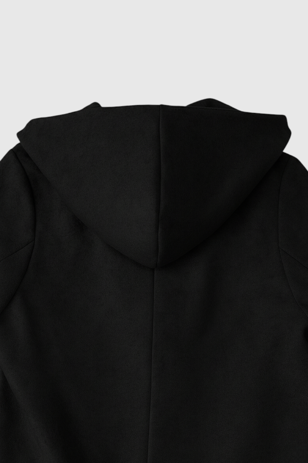 Luna | Hooded Black Coat - ginlerie 6