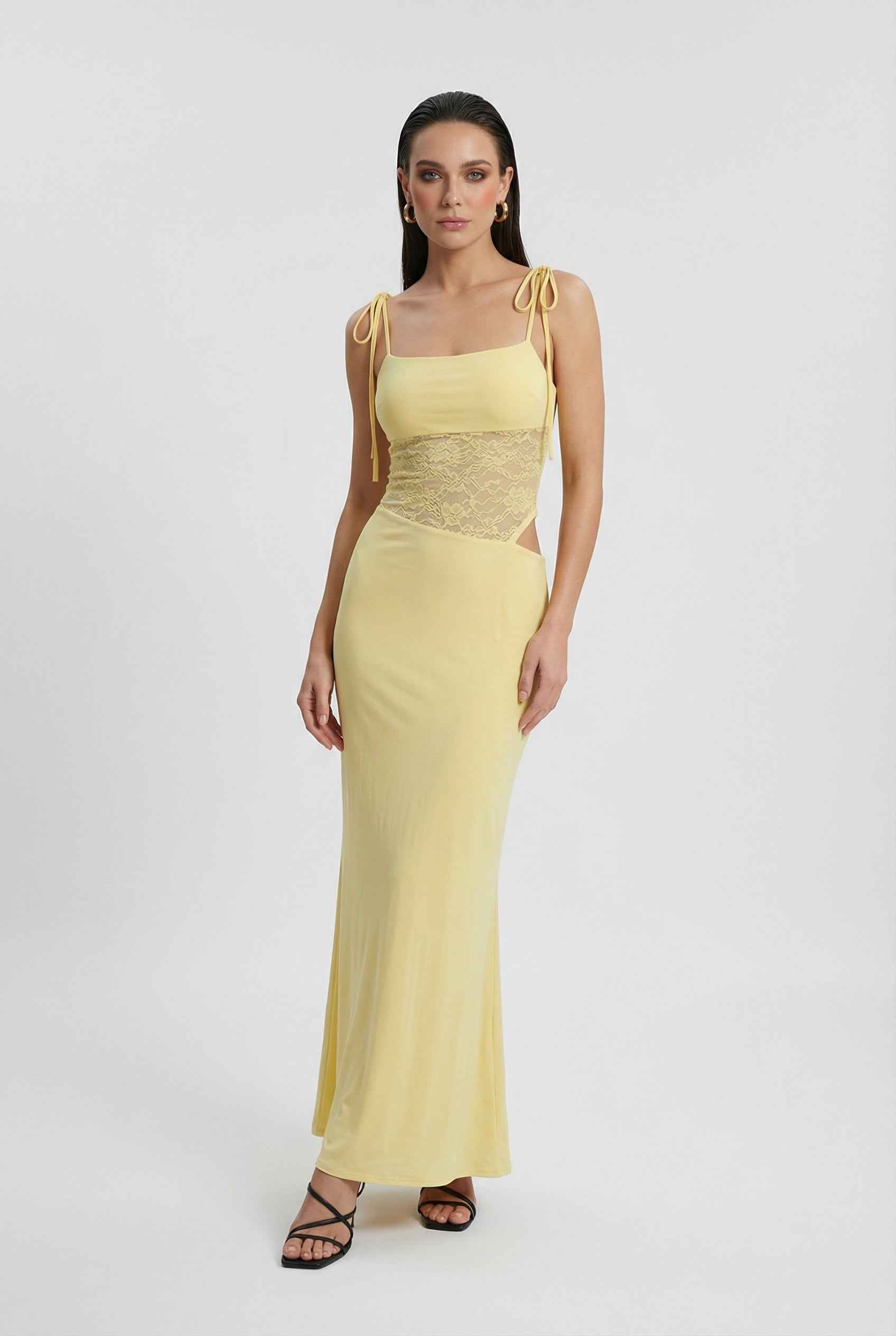 Luna | Lace Maxi Dress - ginlerie 2