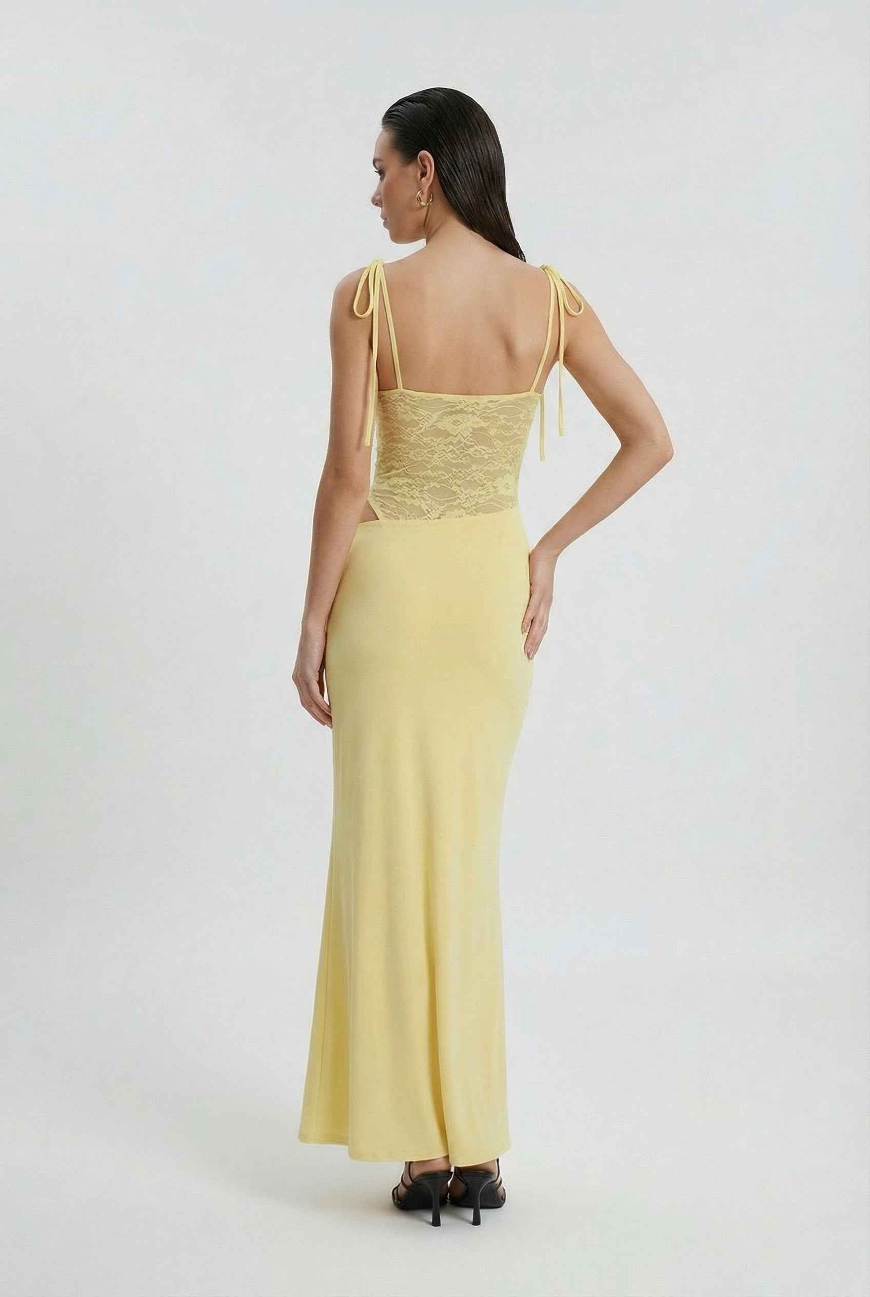 Luna | Lace Maxi Dress - ginlerie 3