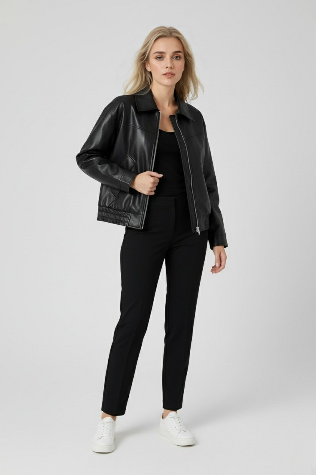 Luna | Leather Jacket - ginlerie 2
