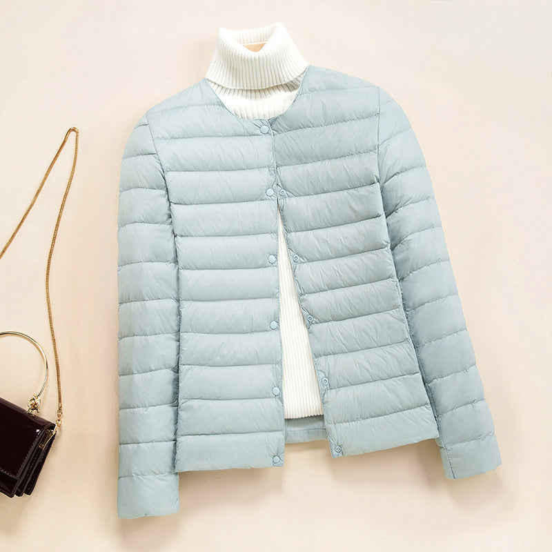 Luna | Lightweight Quilted Down Jacket - ginlerie 0