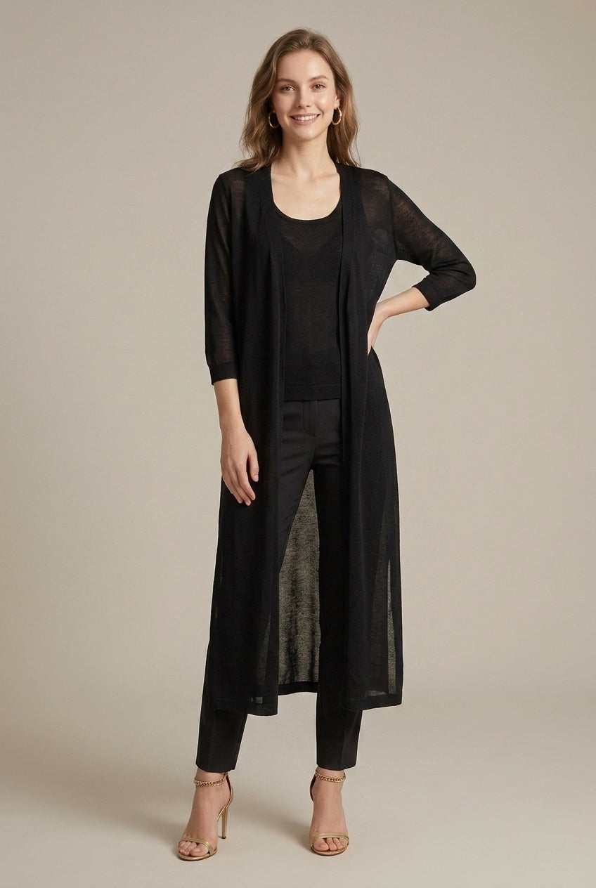 Luna | Long Cardigan Sweater - ginlerie 1