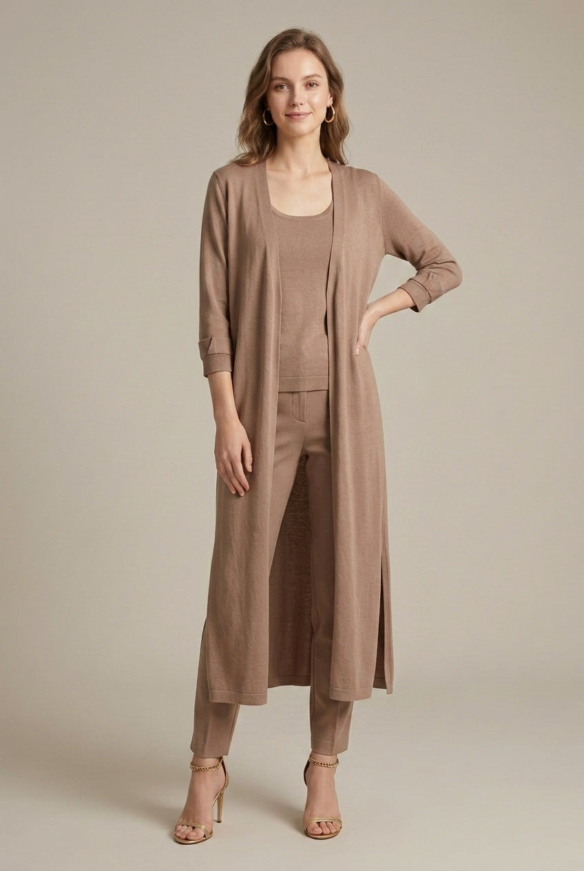 Luna | Long Cardigan Sweater - ginlerie 3