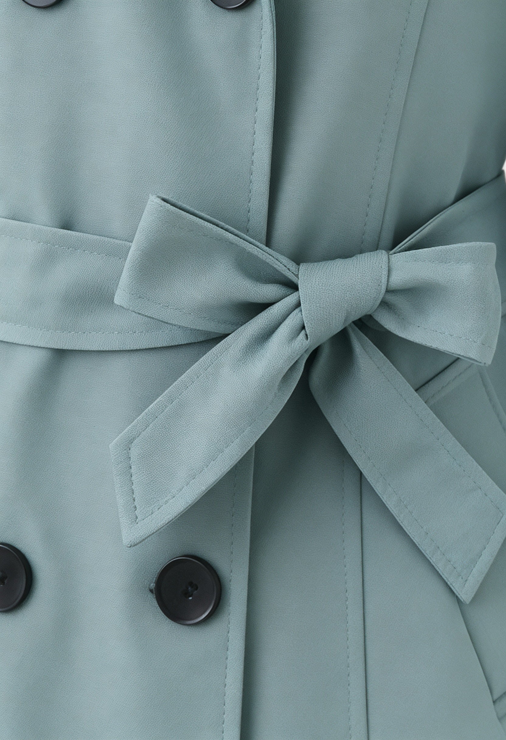 Luna | Mid-Length Trench Coat - ginlerie 5