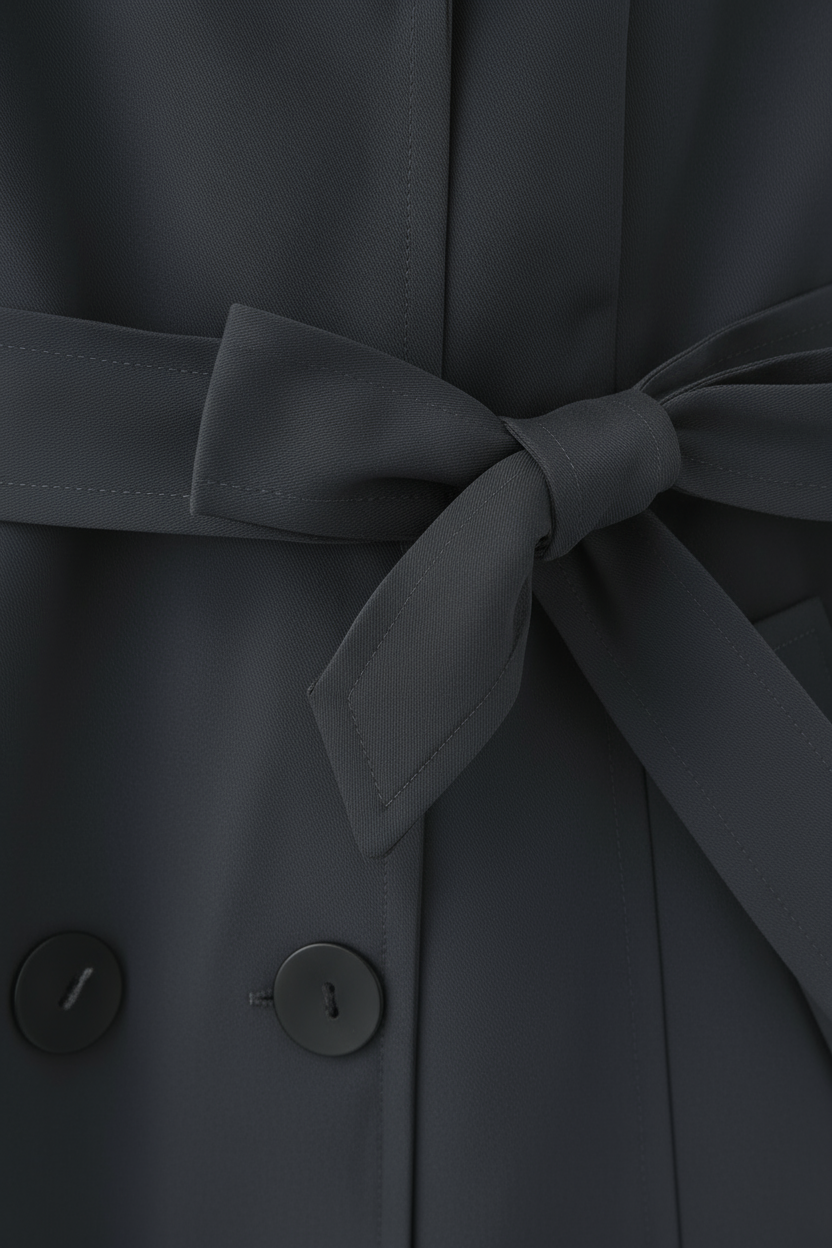 Luna | Mid-Length Trench Coat - ginlerie 6