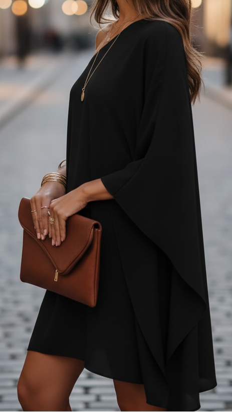 Luna | One-Shoulder Draped Cocktail Dress - ginlerie 2