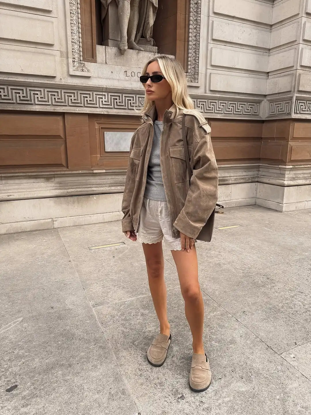 Luna | Oversized Utility Jacket for Ladies - ginlerie 3